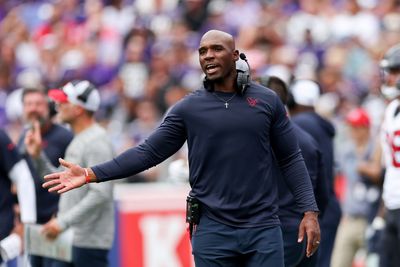 Texans coach DeMeco Ryans would go for it again on fourth downs against the Ravens