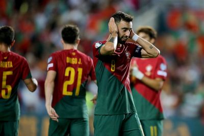 Portugal routs Luxembourg in record 9-0 win without suspended Ronaldo. Drone delays Armenia-Croatia