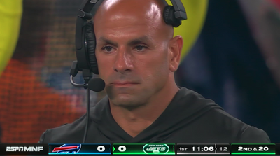 Jets coach Robert Saleh’s deflated face said it all after Aaron Rodgers’ stunning first quarter injury