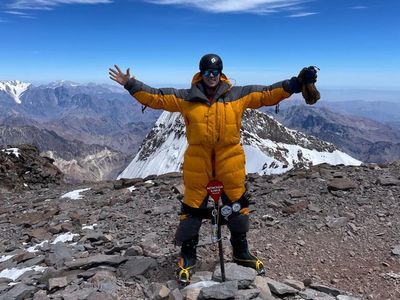 The ex-Premier League player who has set his sights on conquering Mount Everest