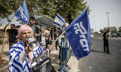 Protests in Israel as supreme court hears challenge to judicial curbs
