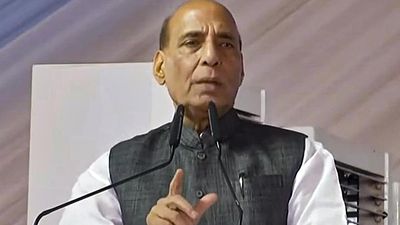 Rajnath lays foundation stone for Nyoma airfield near the LAC in eastern Ladakh
