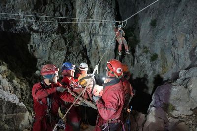 American researcher doing well after rescue from a deep Turkish cave, calling it a 'crazy adventure'