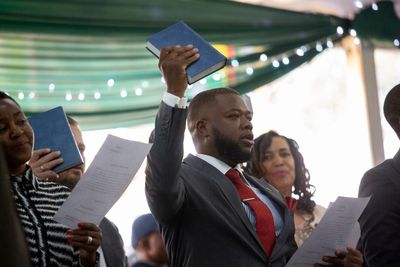 Zimbabwe's newly re-elected president appoints his son and nephew to deputy minister posts