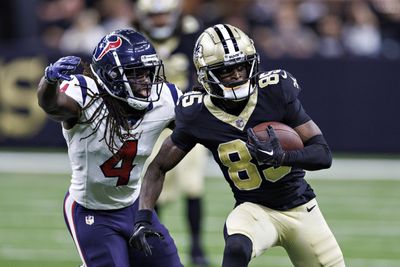 Saints release practice squad wide receiver Jontre Kirklin
