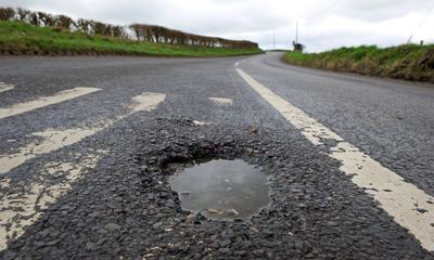 Pothole repairs on local roads in England sink to lowest level in five years