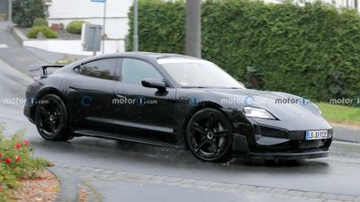 Porsche Taycan GT Spied Virtually Undisguised, Insider Claims It Has 1,000+ HP