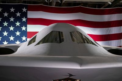 US Air Force releases new images of its £585m stealth nuclear bomber