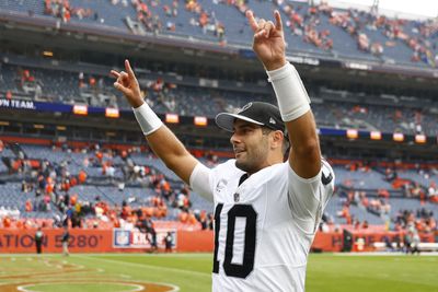 Jimmy Garoppolo earns rave reviews in first start with Raiders