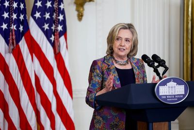 Hillary Clinton told ‘you are so loved’ as she returns to White House