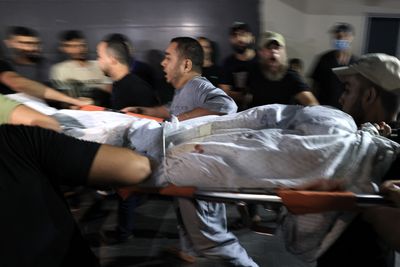 Deadly explosion hits Gaza rally marking 2005 Israel pullout