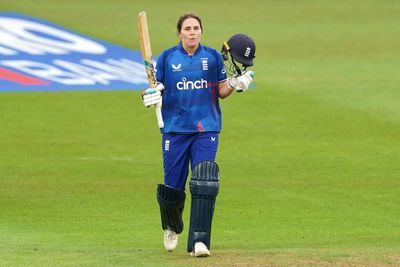 Stand-in captain Nat Sciver-Brunt hits a new high for England in milestone match