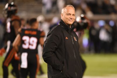 Miami Hurricanes honoring Mark Richt in Week 3