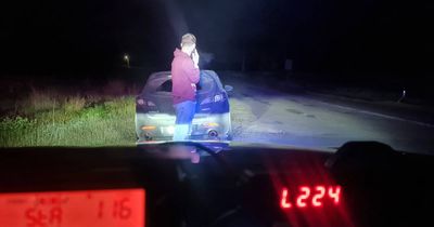 Number plates seized after driver clocked at 224km/h in a 100km/h zone