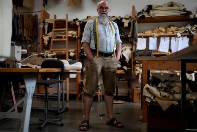 A German tailor who specializes in bespoke lederhosen is in high demand ahead of Oktoberfest