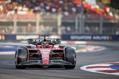 F1 Singapore GP: Leclerc tops FP1 session interrupted by lizards