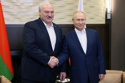 Putin meets the leader of Belarus, who suggests joining Russia's move to boost ties with North Korea