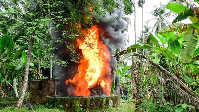 Firefighters battle it out as diesel continues to trickle into Pariyapuram wells