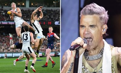Singing the Blues: Robbie Williams’s musical tribute to Carlton player after AFL win