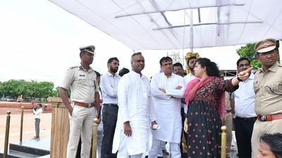Priyank Kharge inspects Chief Minister Siddaramaiah’s programme venues