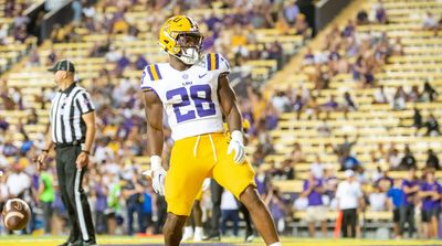 LSU Freshman Running Back Unleashed the Most Vicious Stiff Arm, and Fans Loved It