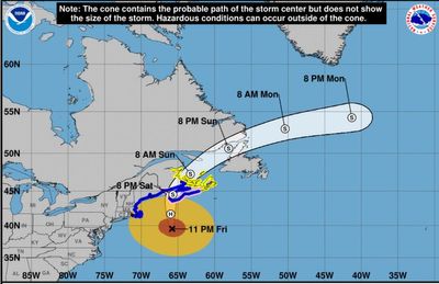 Hurricane Lee makes landfall in Nova Scotia