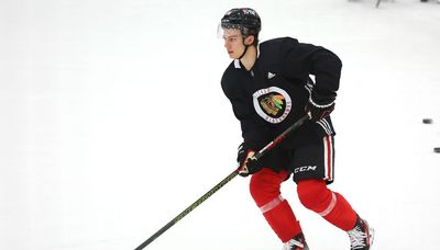 Connor Bedard dominates with highlight-reel hat trick as Blackhawks prospects rout Blues