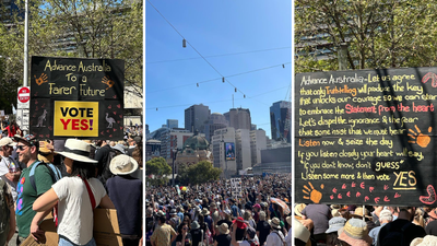 Day For It: Thousands Of People Have Rocked Up To ‘Walk For Yes’ Rallies Across Australia