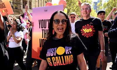 ‘History is truly calling’, Burney declares as tens of thousands march for the voice across Australia