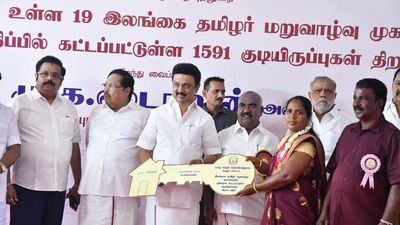 Tamil Nadu CM Stalin inaugurates distribution of free houses to Sri Lankan Tamils