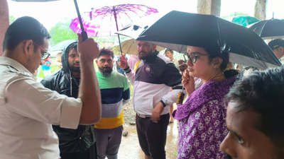 Madhya Pradesh: Eight villagers swept away in Jhabua pond embankment cave-in, two bodies recovered