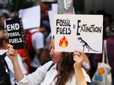 Thousands march in New York to demand that Biden 'end fossil fuels'