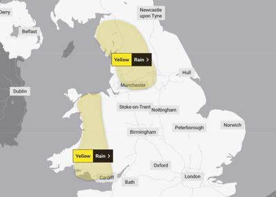 Floods caused by heavy rain in UK could pose danger to life, forecasters warn