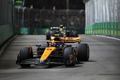 Norris hit the same wall as Russell on F1 Singapore GP final lap