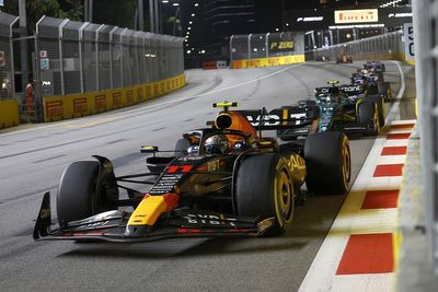 Perez hit with five-second penalty for Albon clash in F1 Singapore GP