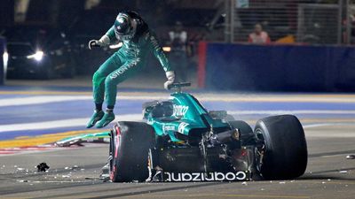 Sore Lance Stroll will sit out the Singapore Grand Prix after a heavy crash in qualifying