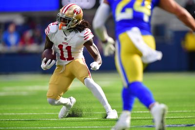 49ers’ Brandon Aiyuk suffers injury on first drive vs. Rams in Week 2; returns next series