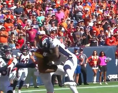 NFL fans call out Kareem Jackson for a second straight game with a dirty hit up high
