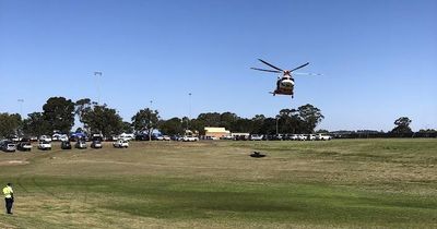 Motorbike rider airlifted to hospital in serious condition after crash