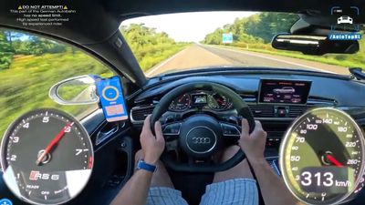 Watch Rare Audi RS6 Nogaro Edition By ABT Hit 194 MPH On The Autobahn