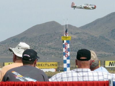 Two pilots were killed in a midair collision on the last day of Nevada air races