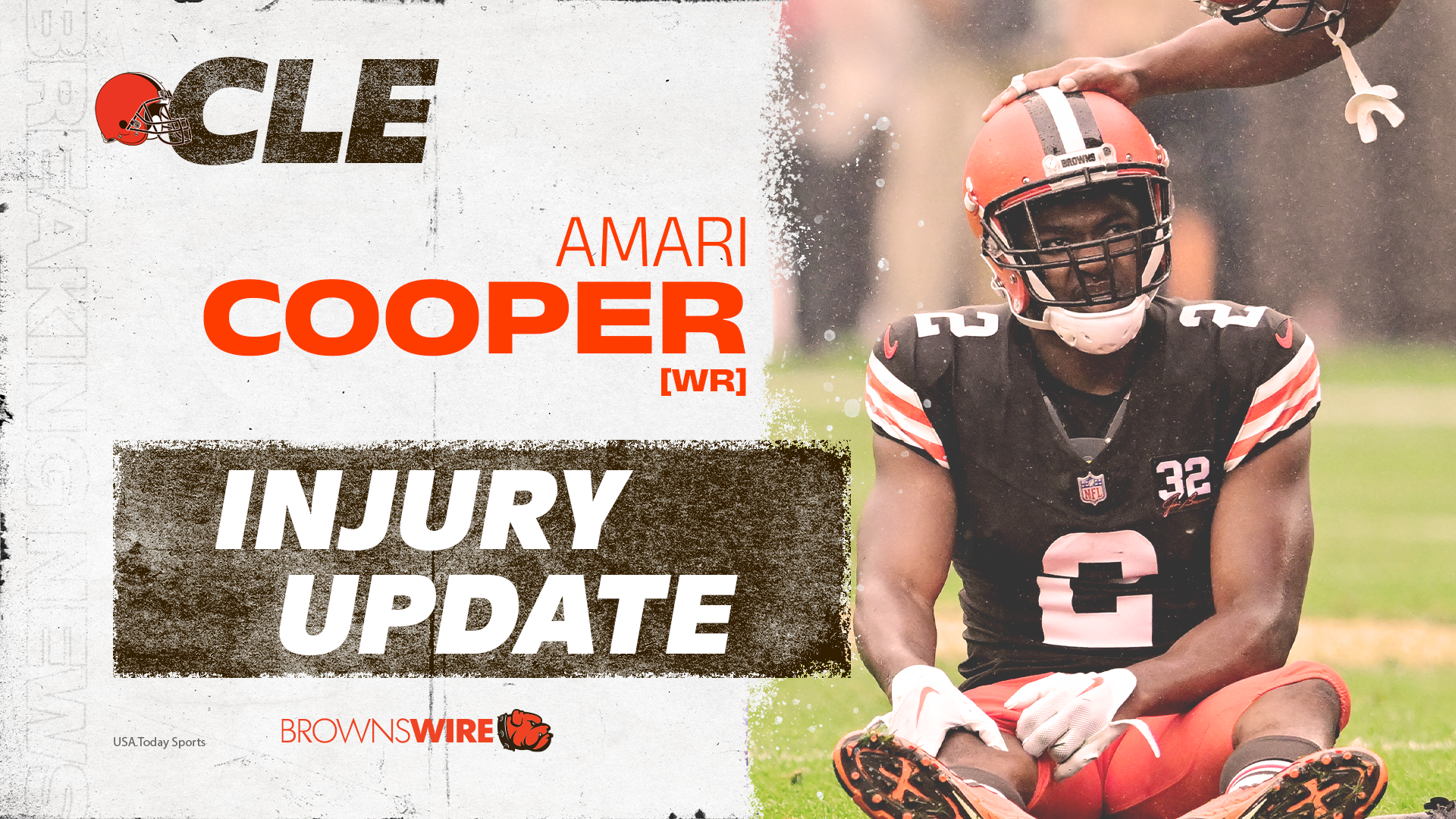 Browns: WR Amari Cooper tweaks groin in practice; now questionable