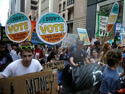 Young people think climate change is a top issue but when they vote, it's complicated