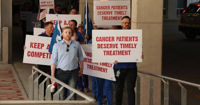 'We will continue to fight': Radiation therapists walk off the job