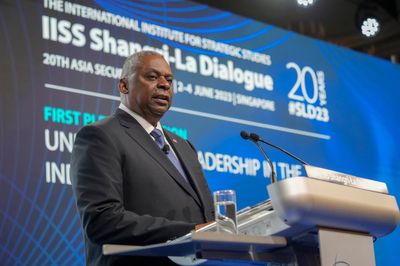 Watch as US defence secretary Lloyd Austin delivers remarks ahead of Ukraine summit in Germany