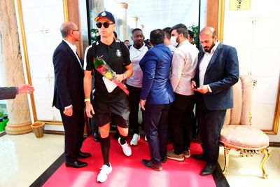 Cristiano Ronaldo gets massive welcome in Iran ahead of closed-doors match