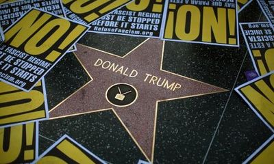 Walk of infamy: the Trump star causing a stir in Los Angeles