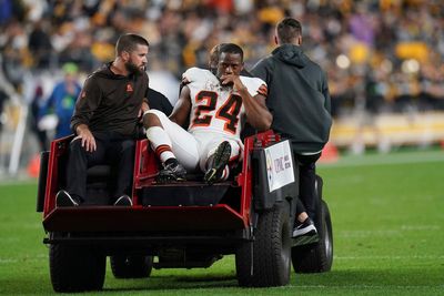 Cleveland Browns’ Nick Chubb suffers season-ending knee injury in loss to Steelers
