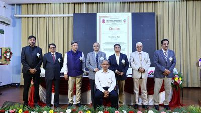 KLS IMER honours tech entrepreneur R.K. Patil during its 33rd foundation day celebrations