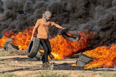 Two Gazans Injured As Violent Rioting At Israeli Border Continues